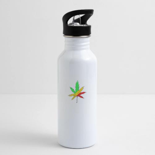 Rasta leaf - 20 oz Water Bottle