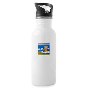 In The Clouds - 20 oz Water Bottle - white - Right