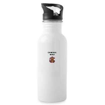 Criminal mind - 20 oz Water Bottle - white - Right