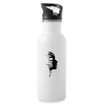 Fragmented Serenity - 20 oz Water Bottle - white - Right