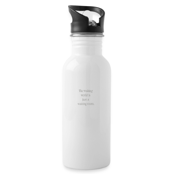 The Waking World Is Just A Waiting Room - 20 oz Water Bottle