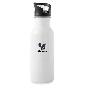 Thanks - 20 oz Water Bottle - white - Right