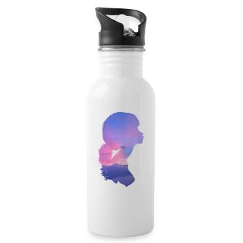 Girl - 20 oz Water Bottle - white - Right