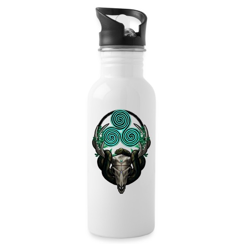 The Antlered Crown (No Text) - Water Bottle