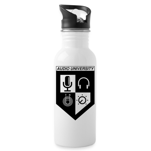 Audio University - Original Logo - 20 oz Water Bottle