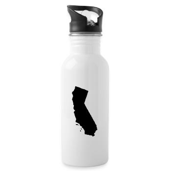 California - 20 oz Water Bottle - white - Right