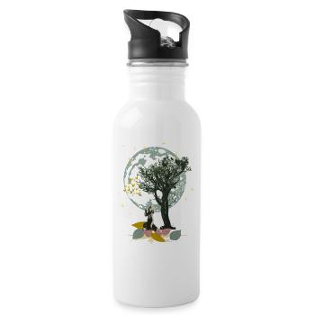 mystical nature - 20 oz Water Bottle - white - Right