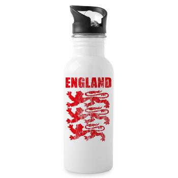 England Outfit Soccer Jersey Trikot - 20 oz Water Bottle - white - Right