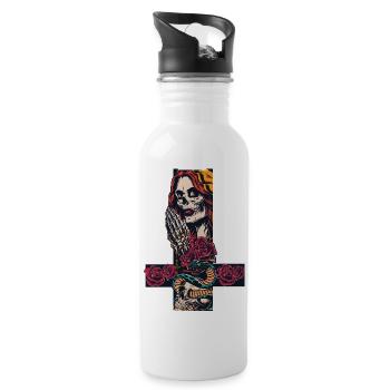 Sinners prayer - 20 oz Water Bottle - white - Right