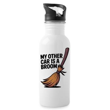 My Other Car is a Broom - 20 oz Water Bottle - white - Right