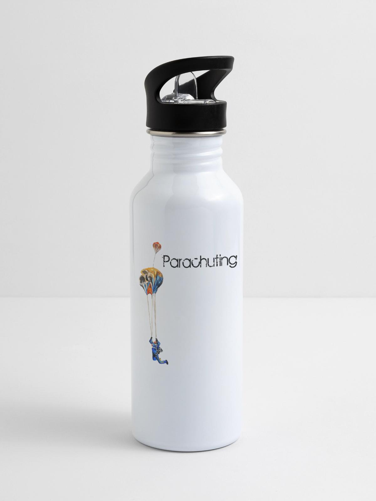 Parachuting - 20 oz Water Bottle - white - Right