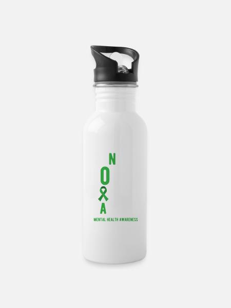 mental health, mental health mental health - 20 oz Water Bottle - white