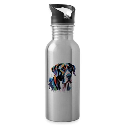 Tank - the Great Dane - 20 oz Water Bottle