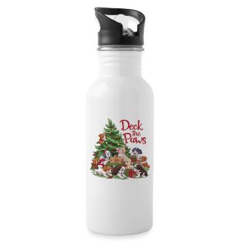 Xmas Morning - 20 oz Water Bottle - white - Right