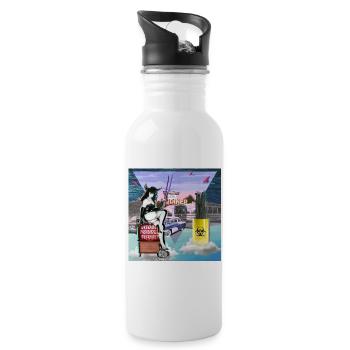 Subservient Wife #3 FEMDOM - 20 oz Water Bottle - white - Right