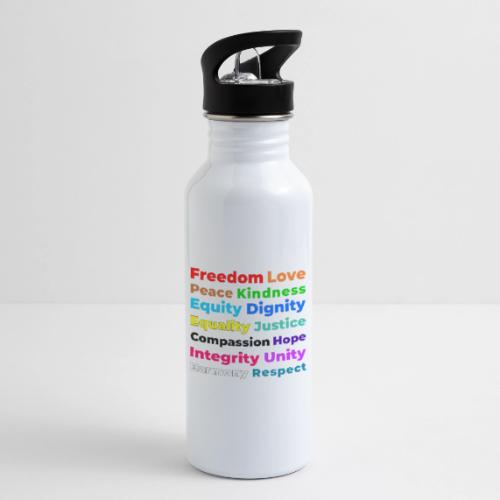 Words of Light - 20 oz Water Bottle