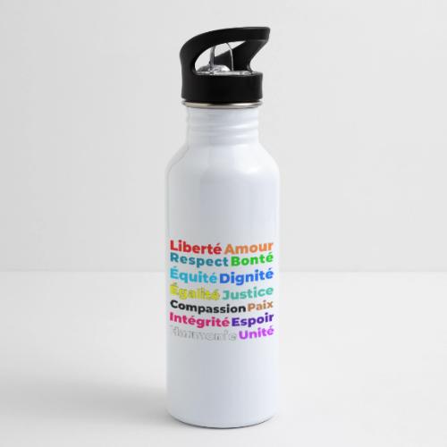 Words of Light - 20 oz Water Bottle