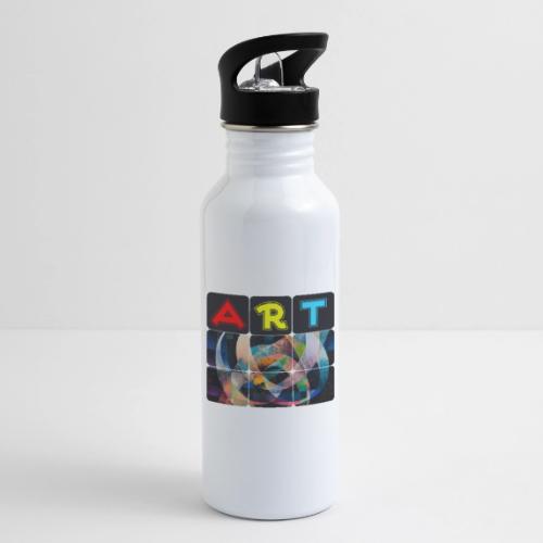 Art of Stripes and Shades - 20 oz Water Bottle