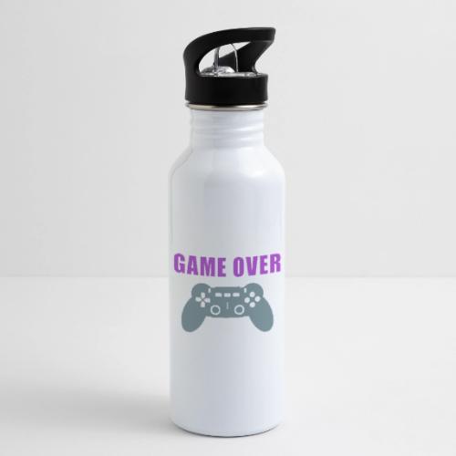 Game Over Gamer Controller Design - 20 oz Water Bottle