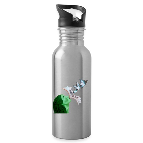 Full Heart Free Voice Cover Art Cut Out - Water Bottle