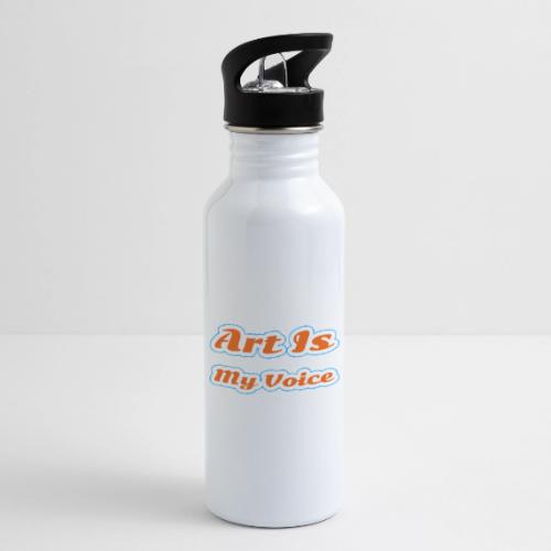 Art Is My Voice — Express Yourself Script - 20 oz Water Bottle