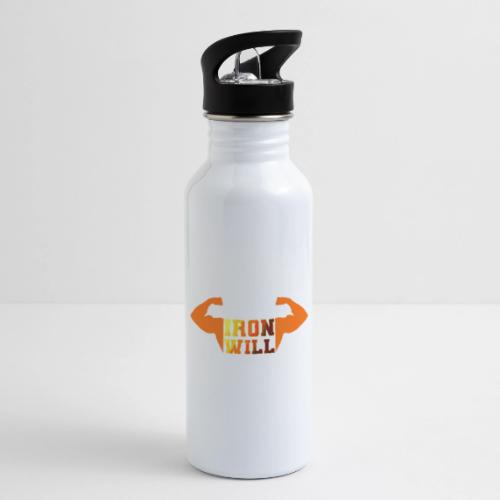 Bodybuilding: Iron Will Power - 20 oz Water Bottle