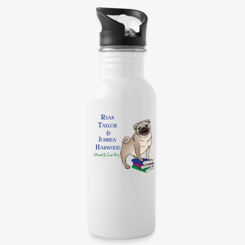 Books to Love By Author Logo - Water Bottle