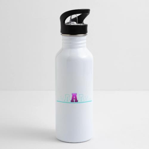 Letter A – Capital Varsity Alphabet Monogram - 20 oz Water Bottle
