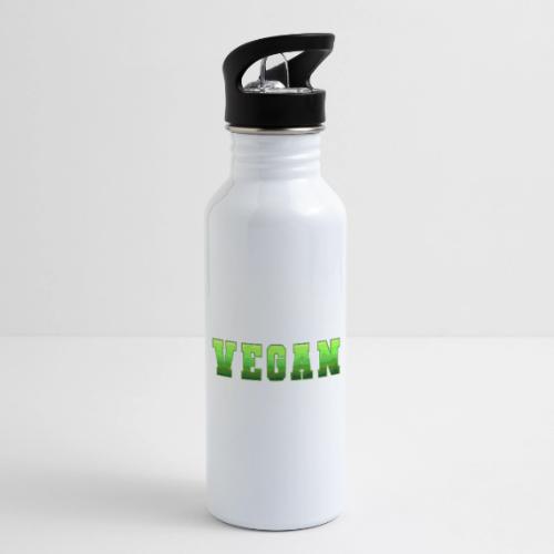 Green Wave Vegan - 20 oz Water Bottle