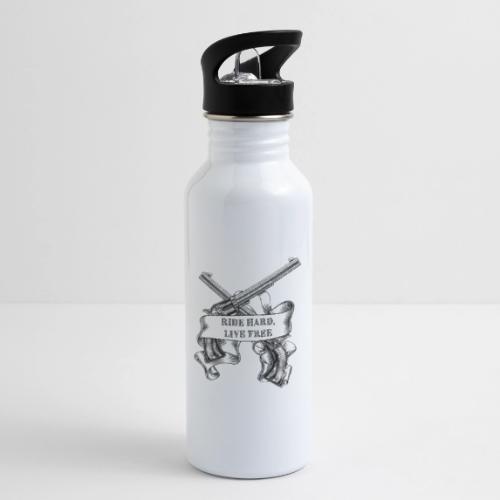 Ride Hard Live Free - 20 oz Water Bottle