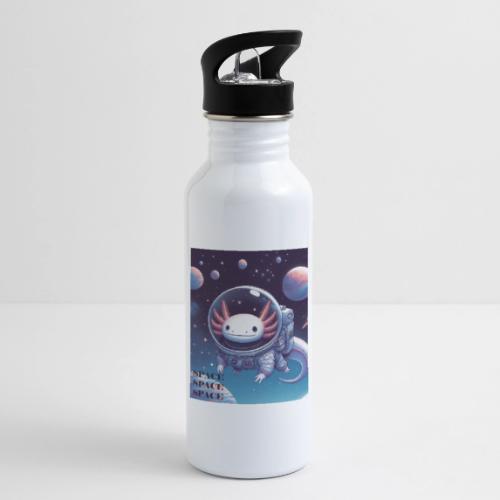 Axolotl Astronaut - Cute Axolotl Space Explorer - 20 oz Water Bottle