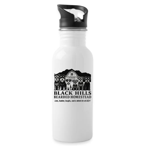BH Bearded Homestead Logo Merch - 20 oz Water Bottle