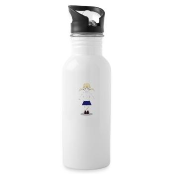 Girl - 20 oz Water Bottle - white - Right