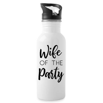 Wife of the Party - 20 oz Water Bottle - white - Right