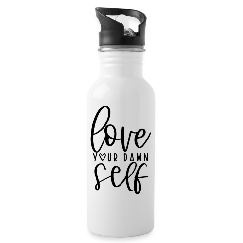 Love Your Damn Self Merchandise and Apparel - Water Bottle
