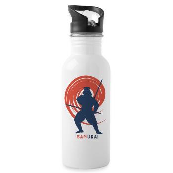Samurai - 20 oz Water Bottle - white - Right