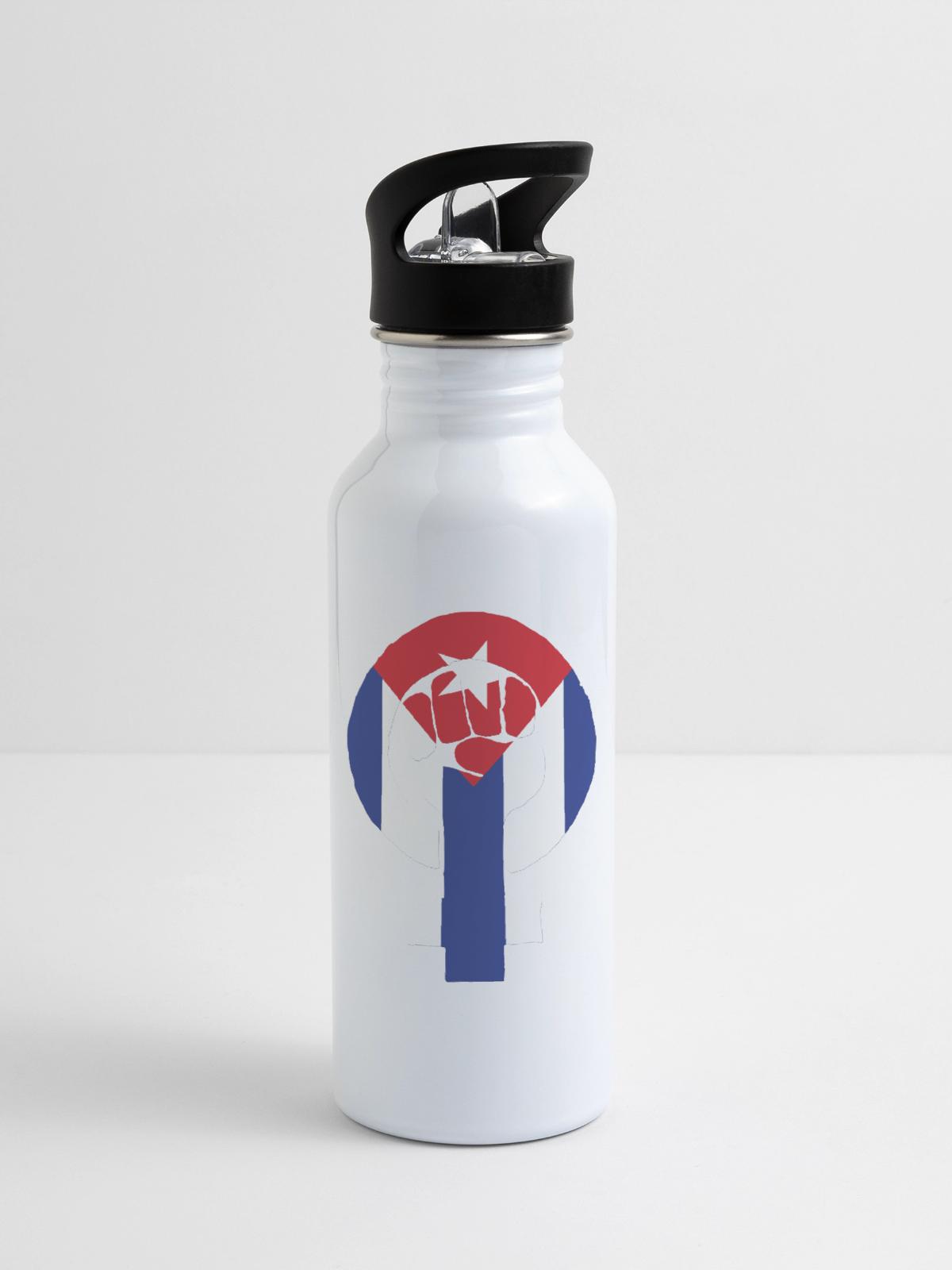 Cuban Feminism - 20 oz Water Bottle - white - Right