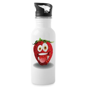 Instamojot-shirtsvery butifull - 20 oz Water Bottle - white - Right