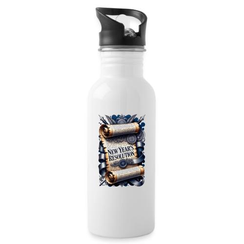 New Year's Resolution T-Shirt - 20 oz Water Bottle