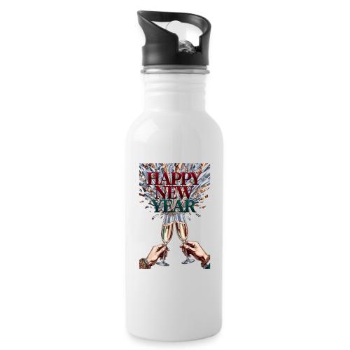 Toasting Hands T-Shirt Confetti Shower Premium - 20 oz Water Bottle