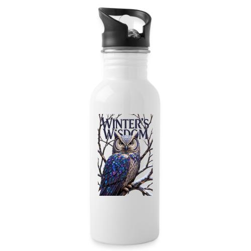 Crystalized Forest Owl T-Shirt - 20 oz Water Bottle