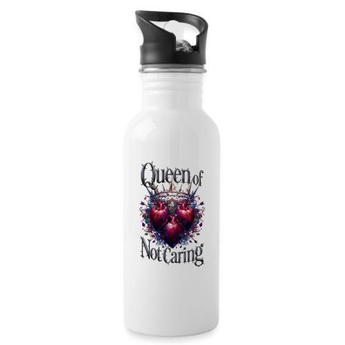 Queen of Not Caring T-Shirt - 20 oz Water Bottle