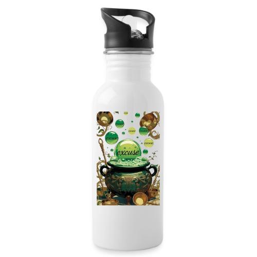 Emerald Excuses Cauldron Graphic Tee - 20 oz Water Bottle
