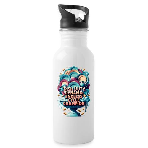 Dish Duty Dynamo T Shirt, Endless Cycle Champion - 20 oz Water Bottle