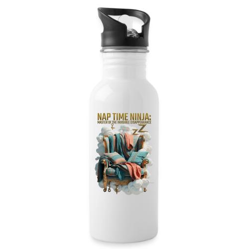 Nap Time Ninja T Shirt - 20 oz Water Bottle