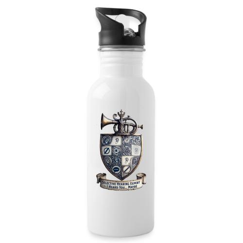 Selective Hearing Expert Crest T Shirt - 20 oz Water Bottle