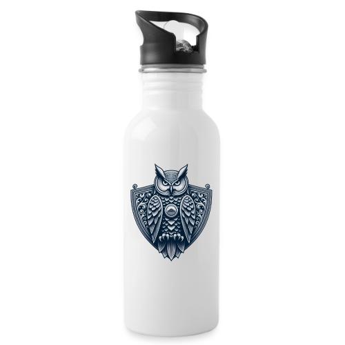 Night Watch Owl T Shirt, Sarcastic Dad Gift - 20 oz Water Bottle