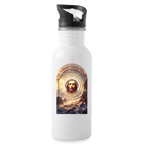 Easter He Is Risen Sacred Face T Shirt, wife Gift - 20 oz Water Bottle
