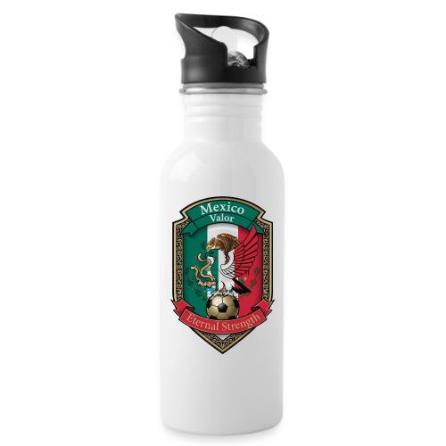Mexico Eagle Valor T-Shirt, Pride Badge Gift - 20 oz Water Bottle