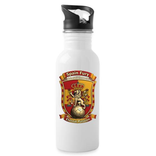 Spain Lion Fury T-Shirt, Spanish Crest Gift - 20 oz Water Bottle